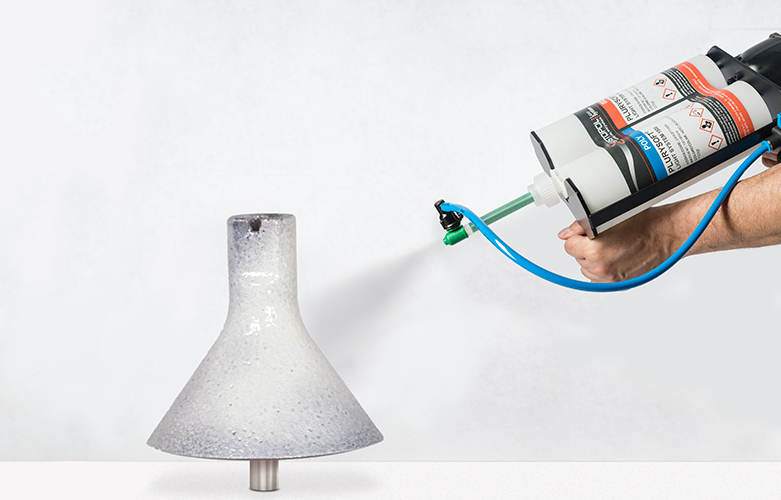 applicazione spray poliurea in cartucce